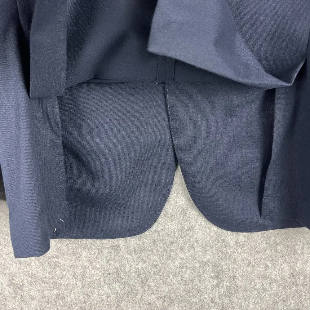 J Crew Ludlow Blazer Sport Coat Mens 36R Blue Slim Fit Unstructured Moon Fabric‎